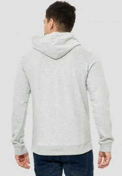 INDICODE JEANS Sweat à Capuche Zippé - Gray