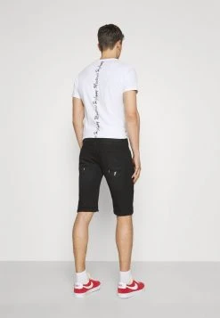 INDICODE JEANS COMMERCIAL KEN HOLES - Short En Jean - Black -INDICODE Ventes 02de666ad7264f3ebc1d5201217cd5d3