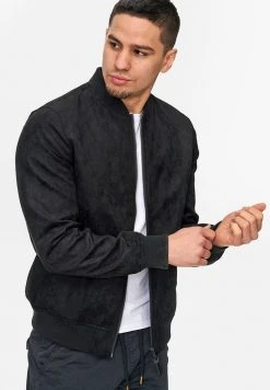 INDICODE JEANS FORT WAYNE - Veste En Similicuir - Black