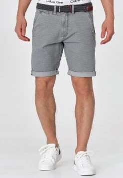 INDICODE JEANS CAEDMON - Short - Lt Grey