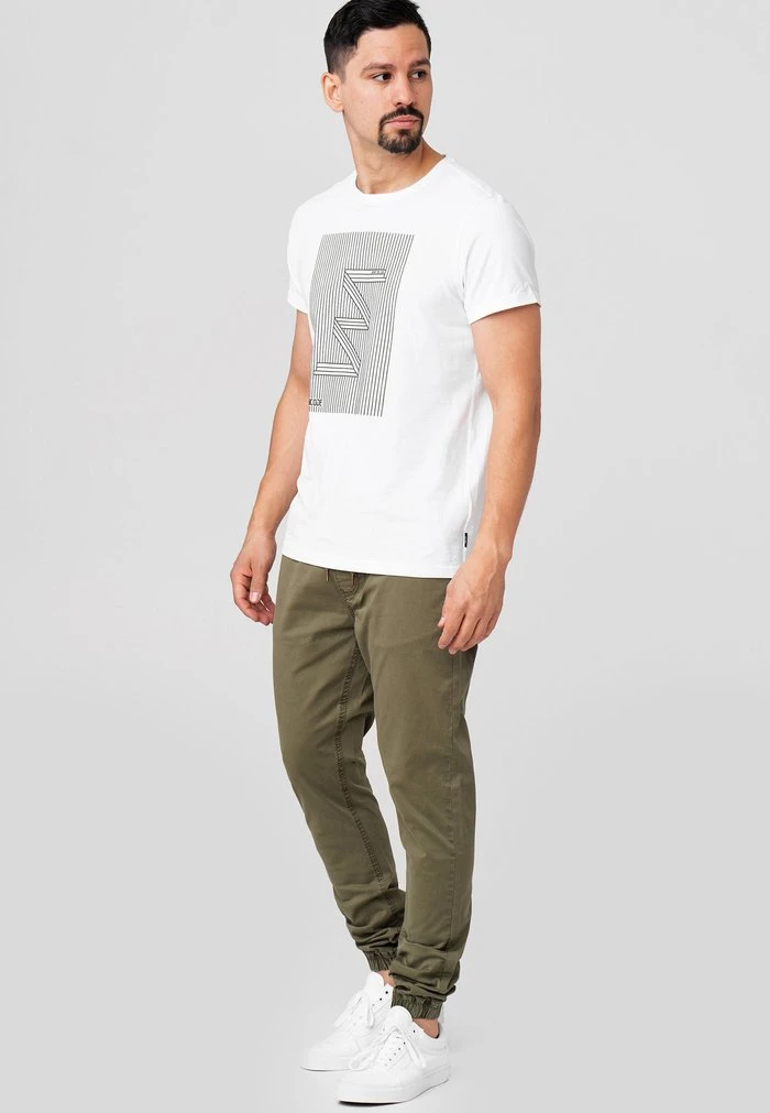 INDICODE JEANS FIELDS - Pantalon Classique - Army 2 INDICODE JEANS FIELDS - Pantalon Classique - Army – Image 2