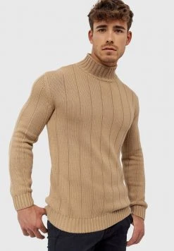 INDICODE JEANS ASPEN - Pullover - Cornstalk -INDICODE Ventes 05ba50da580343adbd885021bc9f5b43