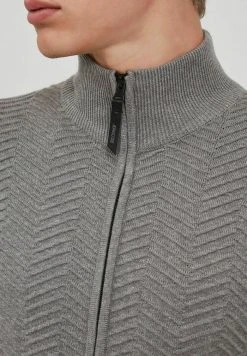 INDICODE JEANS IDBANJAMINO - Gilet - Grey Mix -INDICODE Ventes 065e95ea2f3946c5896b76fc1b5af84a