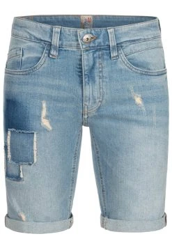 INDICODE JEANS ROBERTS - Short En Jean - Blue Wash