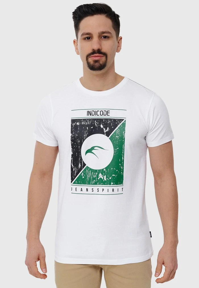 T-shirt imprimé - offwhite INDICODE JEANS T-shirt Imprimé - Offwhite -INDICODE Ventes 072b8a38f3744f1c95c88d8d205e135c