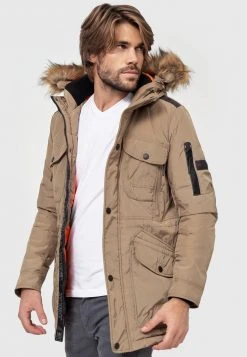 INDICODE JEANS CARPELAN - Veste D'hiver - Khaki -INDICODE Ventes 0787027de16b449ba22b565525627e94