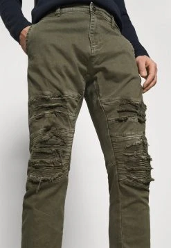 INDICODE JEANS WEAVER - Jean Slim - Army -INDICODE Ventes 082c4ee2d6424f5aa4b4d3780a430e1f