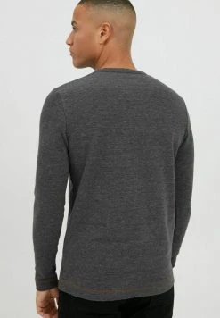 INDICODE JEANS IDAMBROSIUS - T-shirt à Manches Longues - Charcoal Mix -INDICODE Ventes 0ae2c57a4ea84b9fbdb3f2c02821ae06
