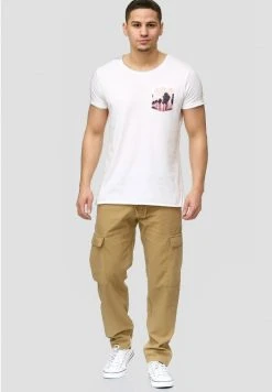 INDICODE JEANS Pantalon Cargo - Cornstalk