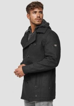 INDICODE JEANS Manteau Court - Anthracite -INDICODE Ventes 12b05ddfe42e4a7680fdcfccdb2615c0