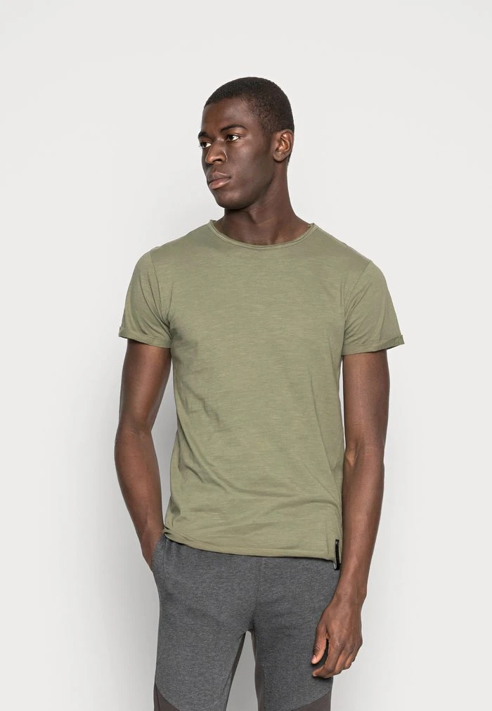 ALAIN - T-shirt basique - army INDICODE JEANS ALAIN - T-shirt Basique - Army -INDICODE Ventes 12eb56f83776418da7042155ecf7757a