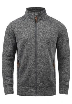 INDICODE JEANS IDLUKIN - Sweat à Capuche Zippé - Grey Mix -INDICODE Ventes 12f73f73f791482fa635195d984e99a8