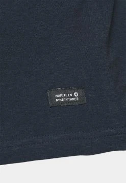 INDICODE JEANS COHEN - T-shirt Basique - Navy -INDICODE Ventes 132fd11ee8fd45808f2f4fc0dff1fdac