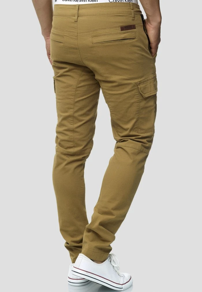 INDICODE JEANS Pantalon Cargo - Camel 3 INDICODE JEANS Pantalon Cargo - Camel – Image 3