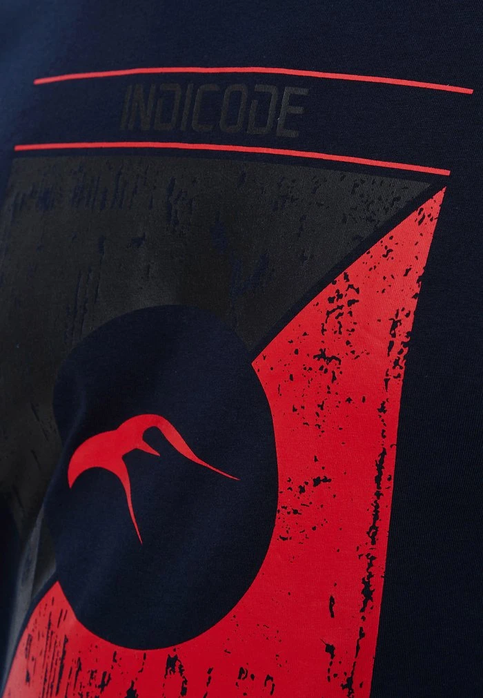 T-shirt imprimé - navy INDICODE JEANS T-shirt Imprimé - Navy -INDICODE Ventes 147dcd5695a241768569973e32539182