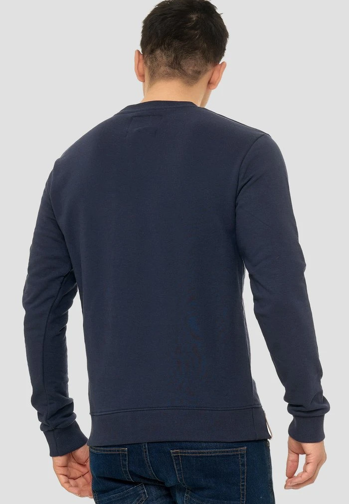 BEECHEN - Sweatshirt - navy INDICODE JEANS BEECHEN - Sweatshirt - Navy -INDICODE Ventes 14e2a3ec86394982bca9256832e435e7