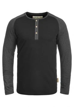 INDICODE JEANS IDWINSTON - T-shirt à Manches Longues - Metallic Black -INDICODE Ventes 16692499319b48c8ad524cd531c518c0