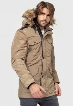INDICODE JEANS CARPELAN - Veste D'hiver - Khaki -INDICODE Ventes 183f92801f3449c692f61164b44de849