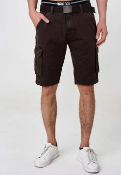 INDICODE JEANS BLIXT - Short - Dk Brown