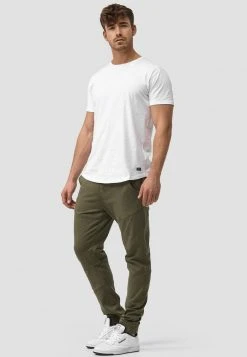 INDICODE JEANS ZANNES - Jean Slim - Army