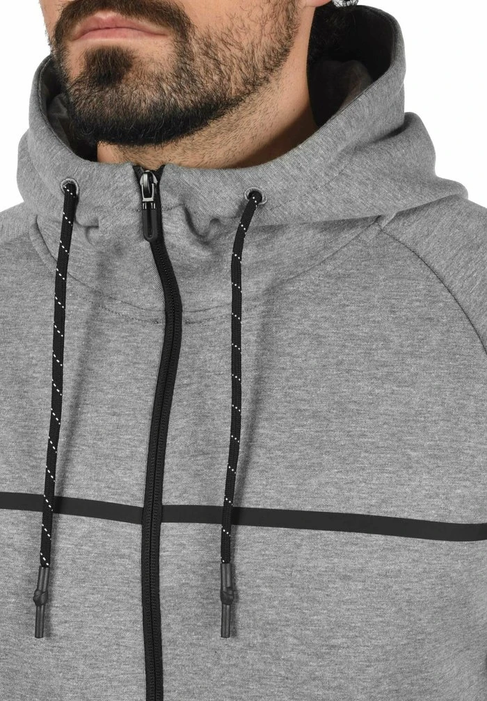 IDNAGAGAMI - Sweat à capuche zippé - grey mix INDICODE JEANS IDNAGAGAMI - Sweat à Capuche Zippé - Grey Mix -INDICODE Ventes 19fb38c24ac3418dbafc108c5b49dc1f