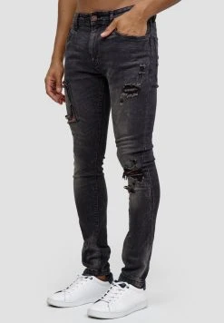 INDICODE JEANS COMPTON - Jeans Skinny - Vintage Black