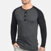INDICODE JEANS IDWINSTON - T-shirt à Manches Longues - Charcoal/black