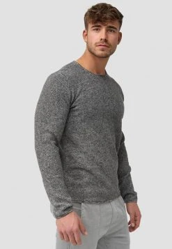 INDICODE JEANS LOAKIM - Pullover - Charcoal Mix