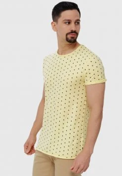 INDICODE JEANS T-shirt Imprimé - Pale Banana -INDICODE Ventes 1e4ae77f841b42afa11f6e5b54e9b13c