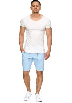 INDICODE JEANS CARVER - Short En Jean - Blau