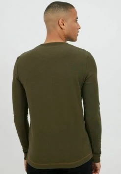 INDICODE JEANS IDAMBROSIUS - T-shirt à Manches Longues - Army -INDICODE Ventes 20e5977118594789864f9abf6e516113