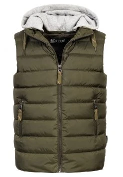 INDICODE JEANS STOCKTON - Veste Sans Manches - Army -INDICODE Ventes 229bd47584994db2b44f20d6abfd112f