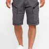 INDICODE JEANS BOSA - Short - Pewter