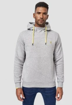 INDICODE JEANS AVELINE - Sweat à Capuche - Lt Grey Mix