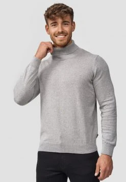 INDICODE JEANS GATES - Pullover - Lt Grey Mix -INDICODE Ventes 25e0e765f12e42fb80acb700448467b6
