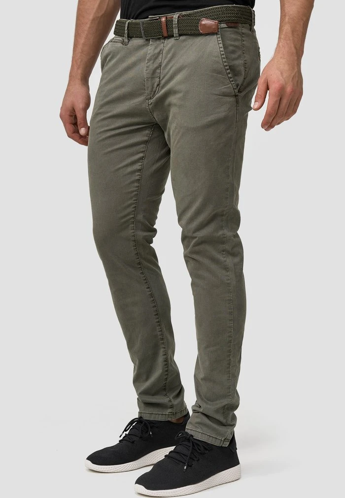 INDICODE JEANS WALLER - Chino - Dark Green 2 INDICODE JEANS WALLER - Chino - Dark Green â Image 2