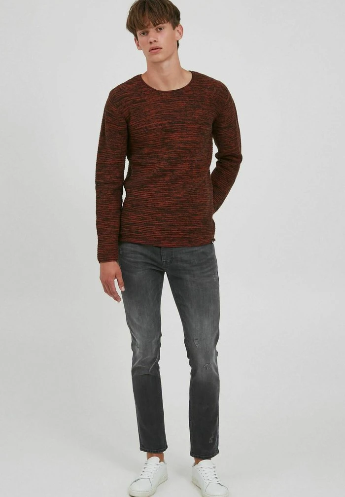 IDBAYNE - Pullover - arabian spice INDICODE JEANS IDBAYNE - Pullover - Arabian Spice -INDICODE Ventes 291807dc304d4e708b5b3e9ae939daf5