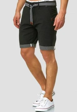 INDICODE JEANS Short - Black