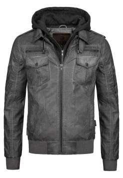 INDICODE JEANS AARON - Veste En Similicuir - Dark Grey 11 INDICODE JEANS AARON - Veste En Similicuir - Dark Grey -INDICODE Ventes 2ca5f0067b4c4f2e85b2f2f26e35f1c2