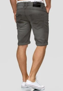 INDICODE JEANS CUBA CADEN - Short En Jean - Dark Grey -INDICODE Ventes 2d5c1ef20fe04038baa44575ec2031f5