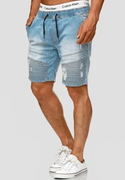 INDICODE JEANS MIT ELASTISC - Short En Jean - Blue -INDICODE Ventes 2d73c32bb8aa400cb8b5836f78c577cb