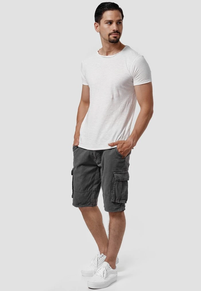 INDICODE JEANS MONROE - Short - Iron 2 INDICODE JEANS MONROE - Short - Iron – Image 2