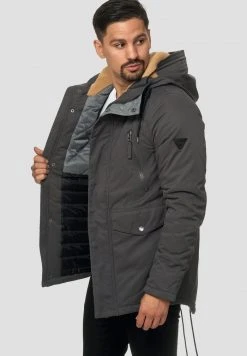 INDICODE JEANS Parka - Gray 10 INDICODE JEANS Parka - Gray -INDICODE Ventes 2ec69c1c5b5b49acafa2afb2e299478d