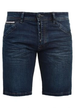 INDICODE JEANS IDALESSIO - Short En Jean - Dark Blue -INDICODE Ventes 2ed676b3d5274b869e8839718d5f8d20
