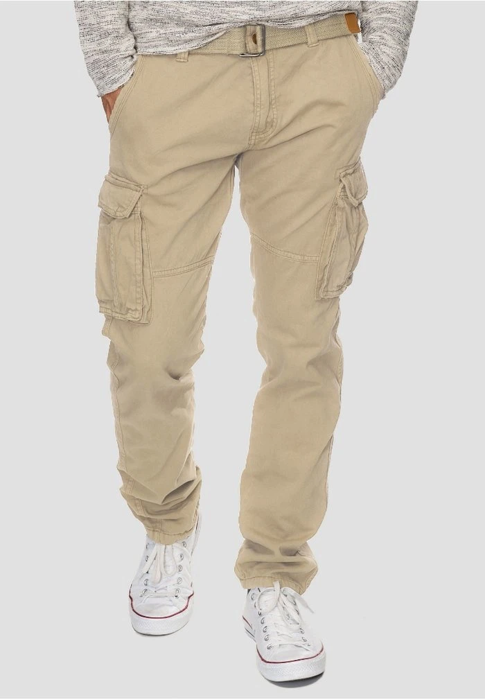 WILLIAM - Pantalon cargo - beige INDICODE JEANS WILLIAM - Pantalon Cargo - Beige -INDICODE Ventes 2faf671c66a742e9a0ae5bd962c0bb52