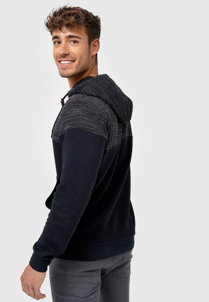 SAUNDERS - Sweat à capuche - black INDICODE JEANS SAUNDERS - Sweat à Capuche - Black -INDICODE Ventes 30412ff48843436293ce47d1a49edb7f