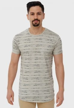 INDICODE JEANS T-shirt Imprimé - Willow Grey