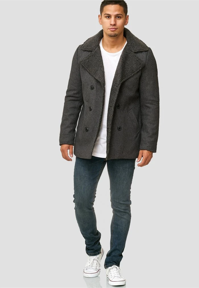 BASIRE - Manteau classique - raven INDICODE JEANS BASIRE - Manteau Classique - Raven -INDICODE Ventes 32b82f485cfa4104afdd42671817aca1