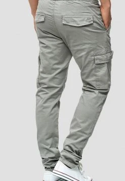 INDICODE JEANS BROADWICK - Pantalon Cargo - Gray -INDICODE Ventes 35983ec4c058458a8e0065c4e4c1483b