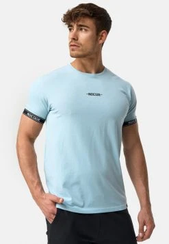 INDICODE JEANS LUTZY - T-shirt Imprimé - Blue Wave -INDICODE Ventes 35b690cdad4146a5aba672ce8c73bcd3